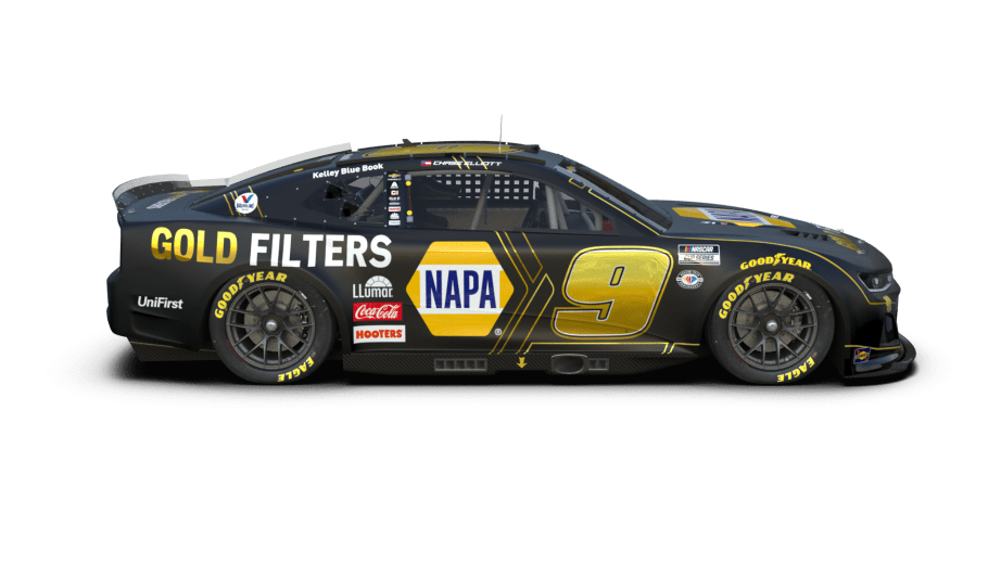 First Look Chase Elliott's 'NAPA Gold Filters' scheme NASCAR