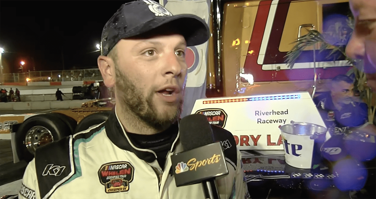 Raceway Interview Justin Bonsignore's Victory Lane interview from Riverhead Raceway ...