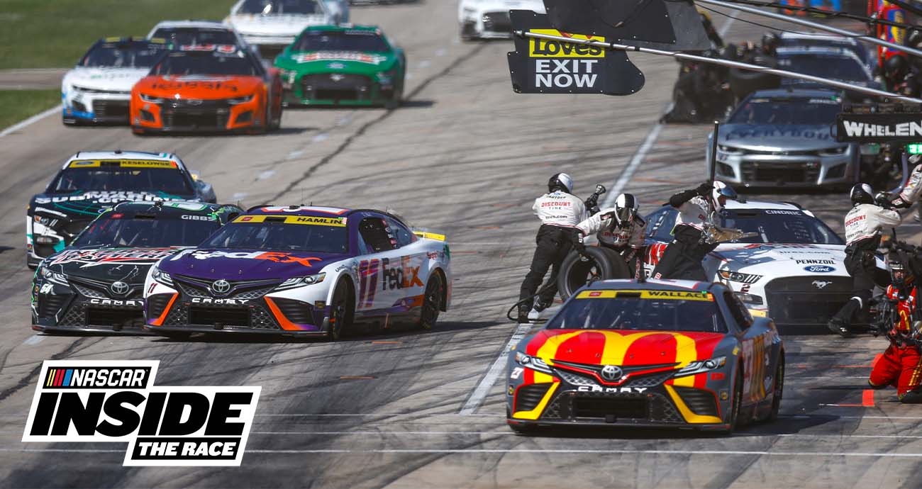 Inside the Race How did Hamlin hold position at Texas? NASCAR