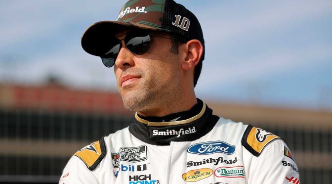 Featured Image for Aric Almirola announces he will not return to Stewart-Haas Racing