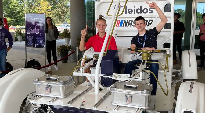 Featured Image for Leidos and NASCAR talk vehicle innovation with students
