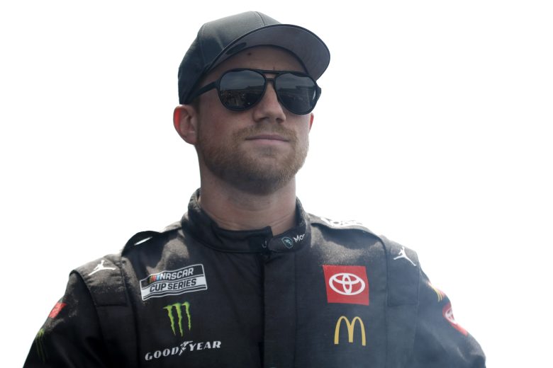 Tyler Reddick in hat and sunglasses