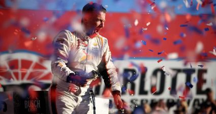 AJ Allmendinger holds off William Byron for emotional Charlotte Roval victory