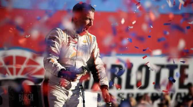 Featured Image for AJ Allmendinger holds off William Byron for emotional Charlotte Roval victory