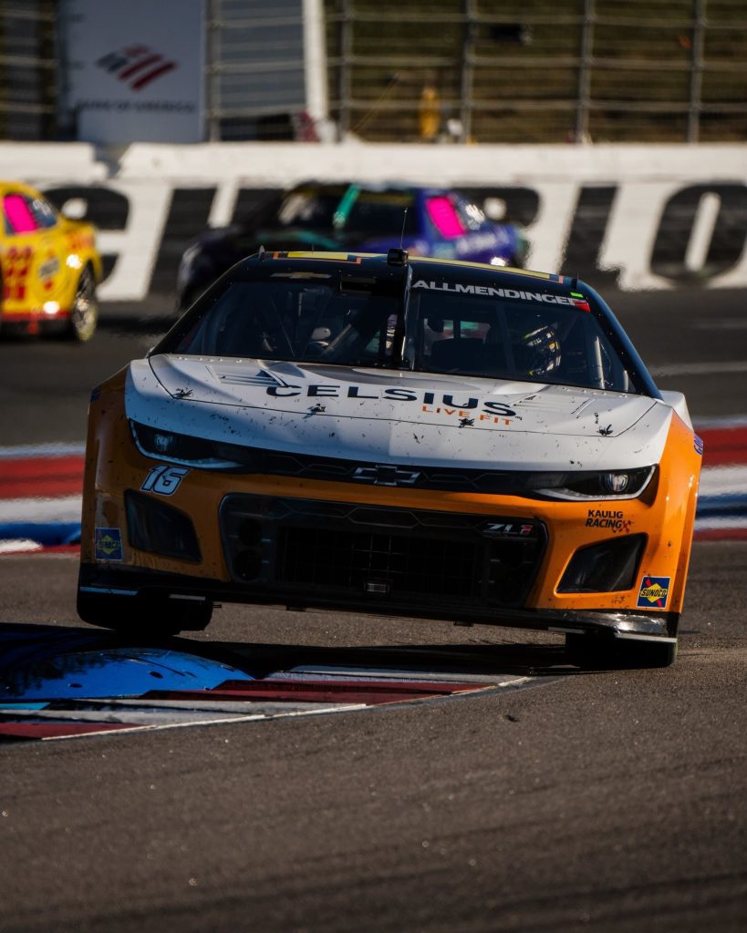 AJ Allmendinger races at Charlotte Motor Speedway Roval
