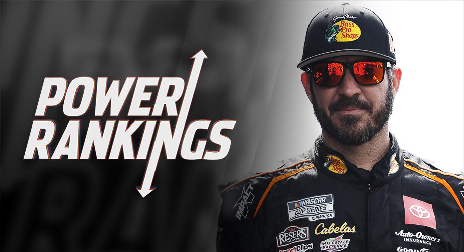 martin truex jr power rankings graphic