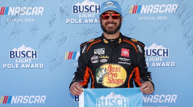 Featured Image for Martin Truex Jr. secures Busch Light Pole in Homestead-Miami qualifying