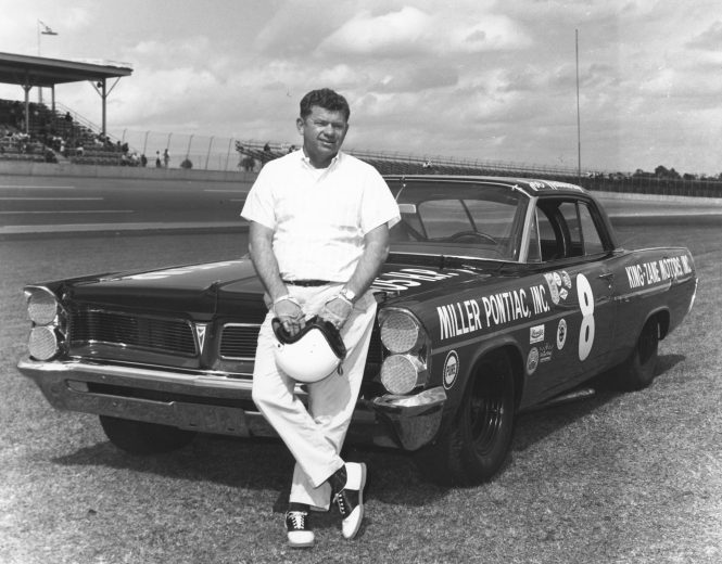 Bud Moore driver Joe Weatherly began the 1963 season in Pontiacs until the factory program dwindled down. He and Moore switch to Mercurys for the rest of the season. Weatherly finished 8th in the Daytona 500 with this car.