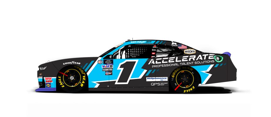 Sam Mayer's paint scheme.