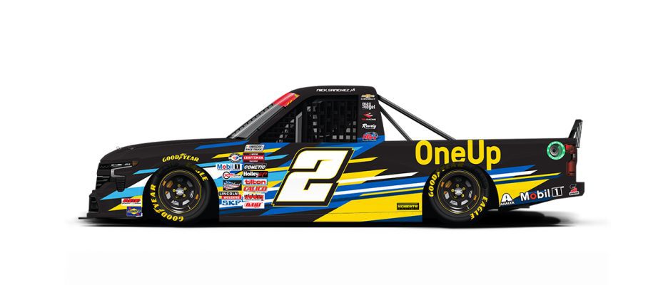 Nick Sanchez's paint scheme.