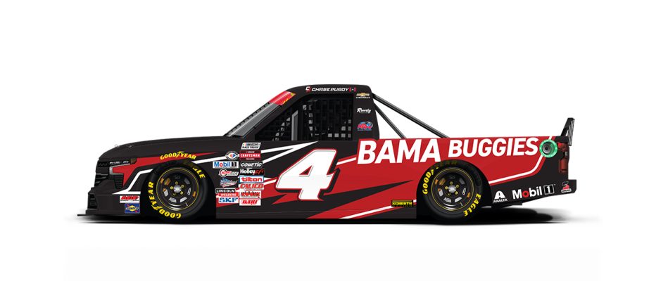 Chase Purdy's paint scheme.
