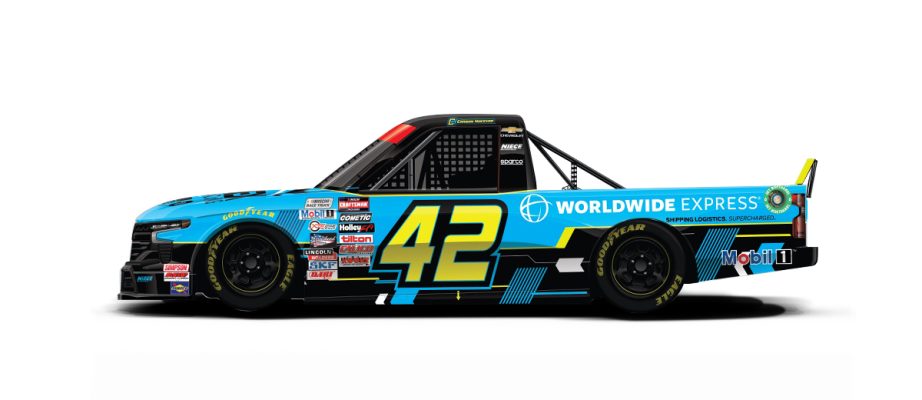 Carson Hocevar's paint scheme.
