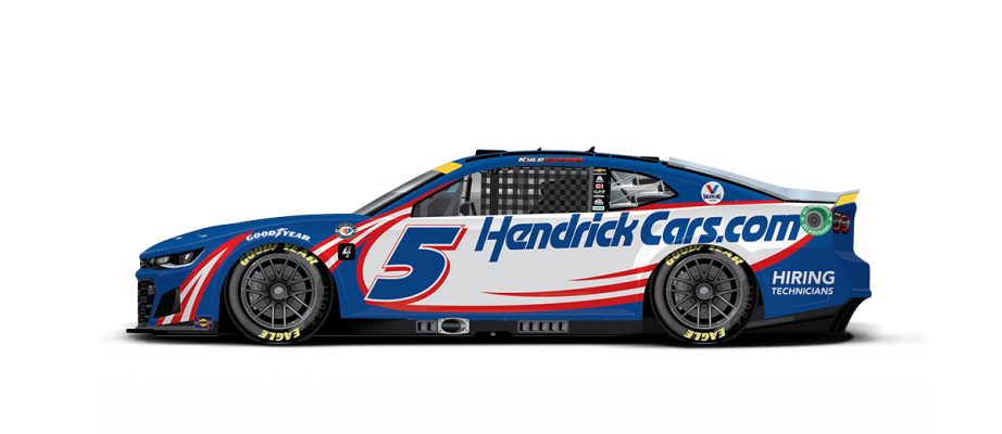 Kyle Larson's paint scheme.