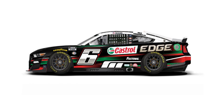 Brad Keselowski's paint scheme.