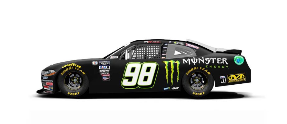 Riley Herbst's paint scheme.