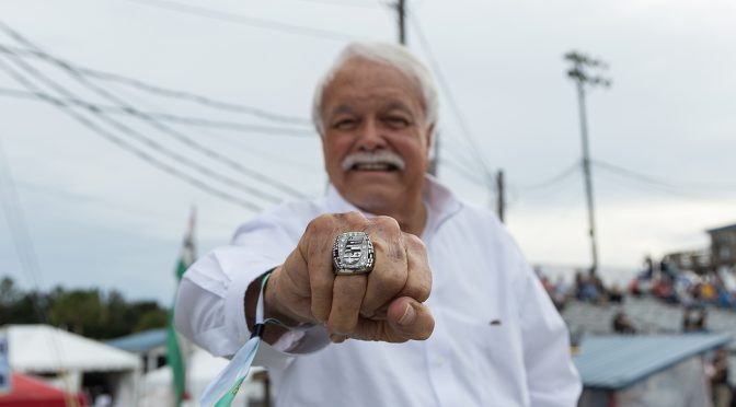 Featured image for One ring to rule them all: Snowball Derby champion’s ring quickly becoming a popular Five Flags Speedway tradition