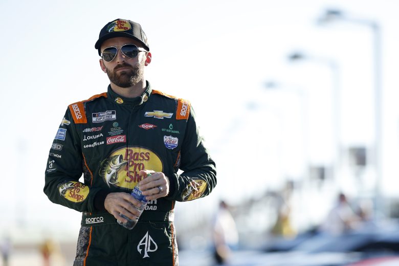 Austin Dillon, driver of the #3 Bass Pro Shops Chevrolet, waits on the grid during practice for the NASCAR Cup Series 4EVER 400 Presented by Mobil 1 at Homestead-Miami Speedway on October 21, 2023 in Homestead, Florida.