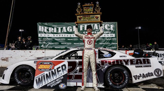 Featured Image for Kade Brown leads every lap on his way to dominant victory during Fall Brawl at Hickory Motor Speedway