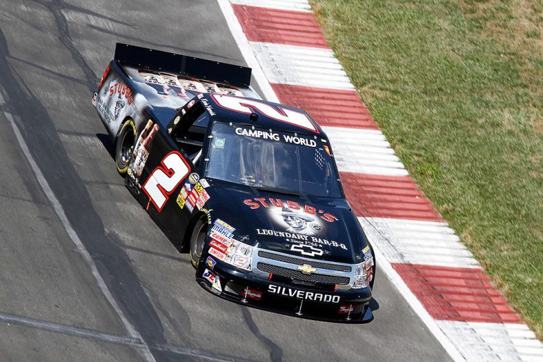 Kevin Harvick drives at Gateway.