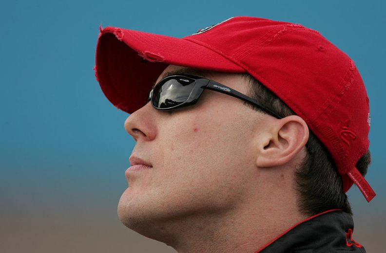 Kevin Harvick looks on at Phoenix.