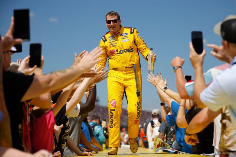 Michael McDowell greets fans.