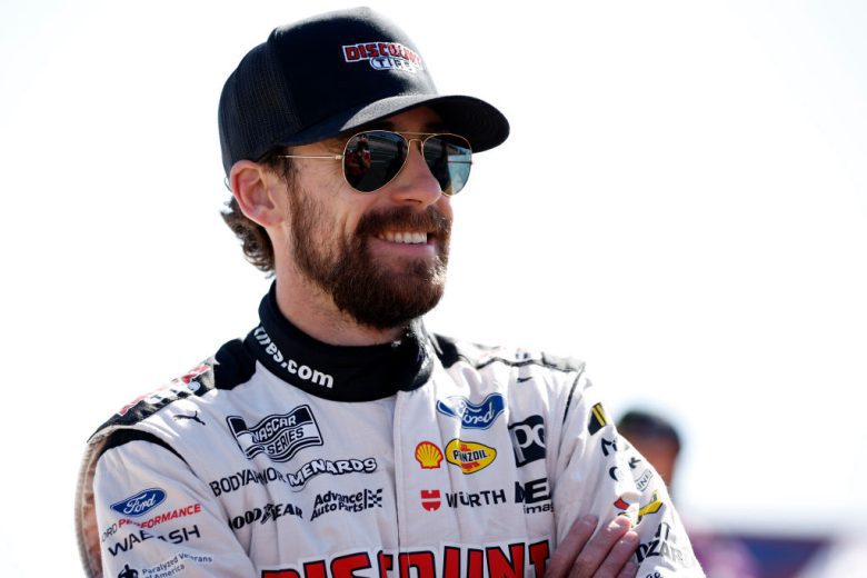 Ryan Blaney smiles.