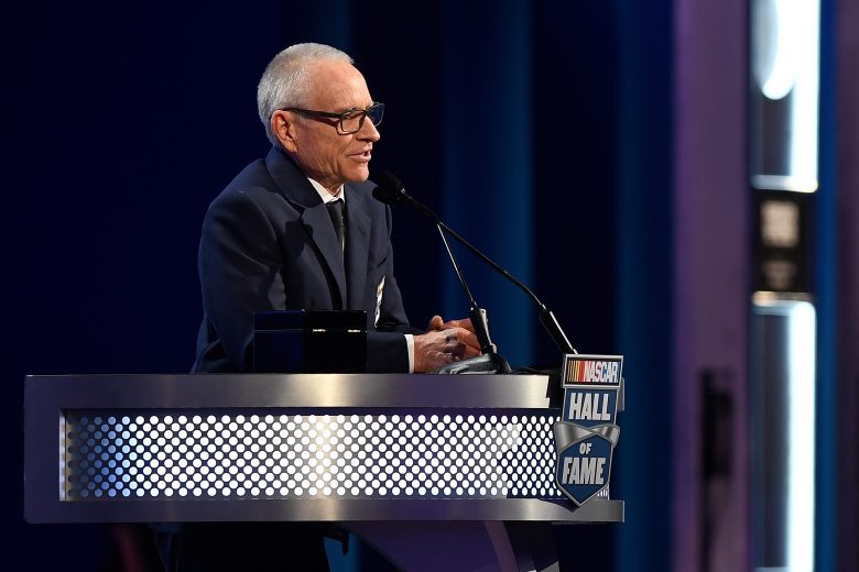 Mark Martin give hall of fame speech