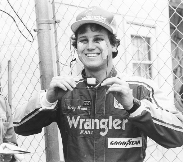 Ricky Rudd after a scary crash at Daytona.
