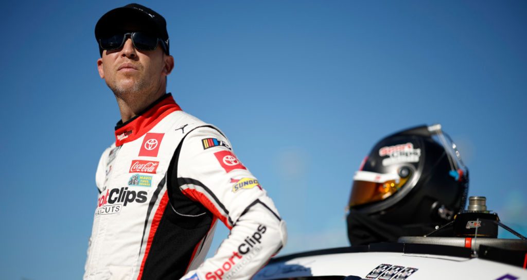 Denny Hamlin Battles Power Steering Trouble
