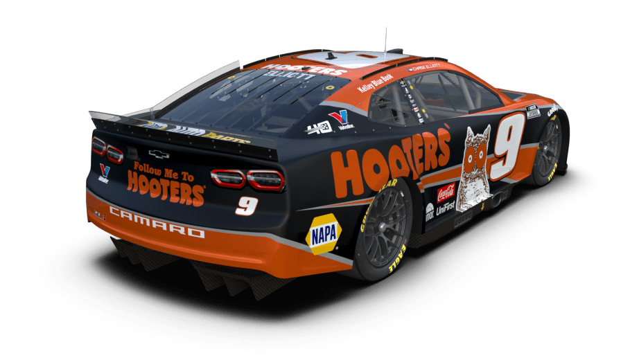 Render Image of the number 9 hooters chevrolet