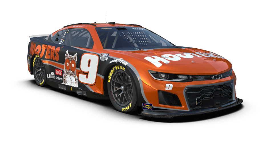 Render Image of the number 9 hooters chevrolet