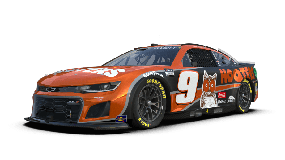 Render Image of the number 9 hooters chevrolet