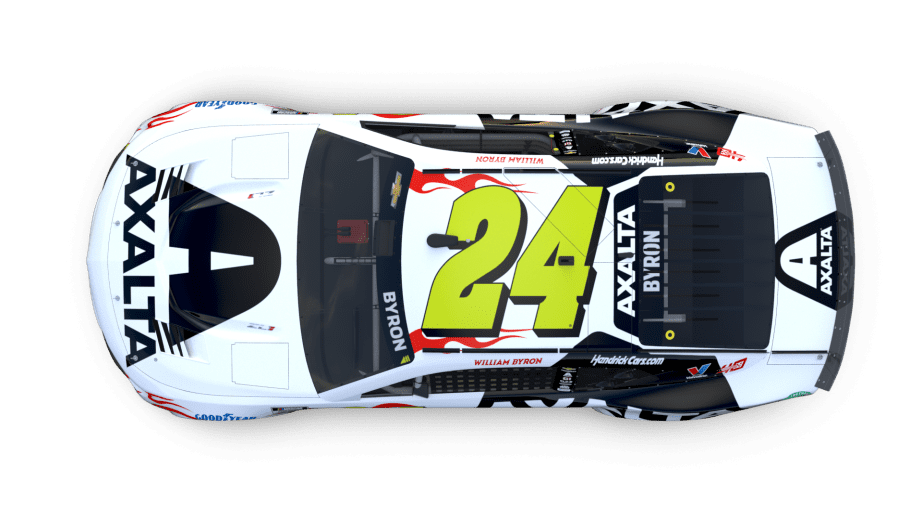 First Look Willam Byron's Axalta 2024 paint scheme NASCAR