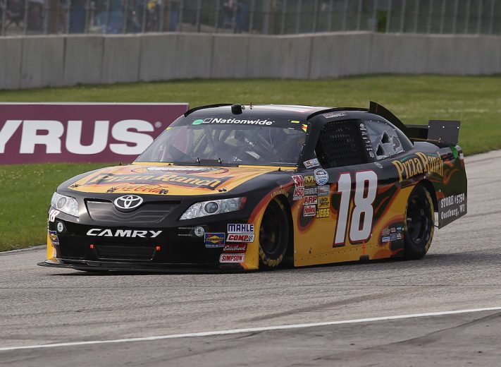 Michael McDowell drives at Road America.