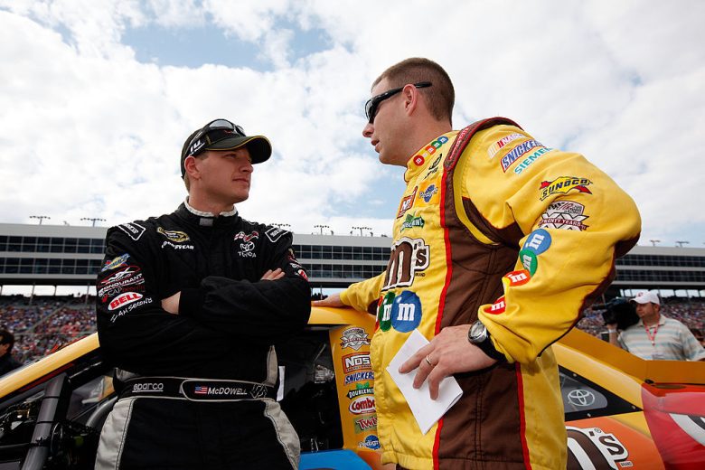 Michael McDowell looks on at Texas.