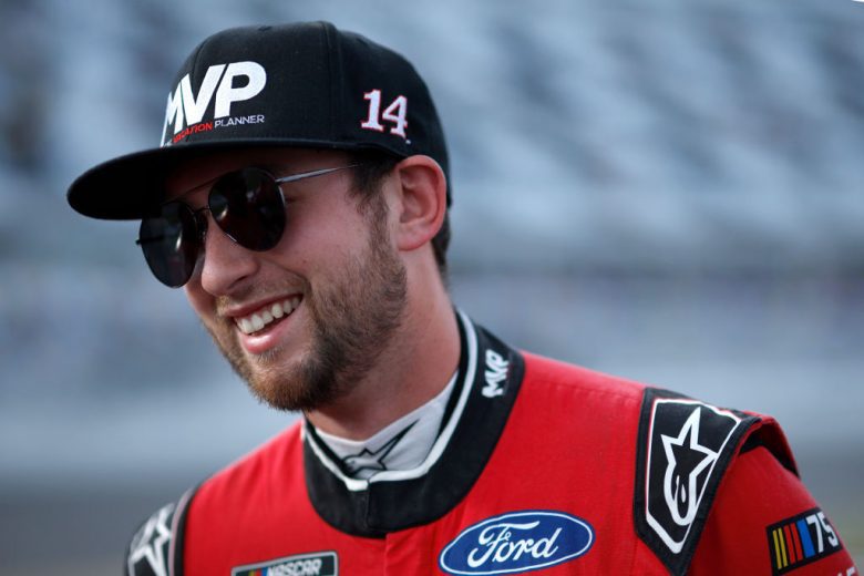 Chase Briscoe looks on at Daytona.