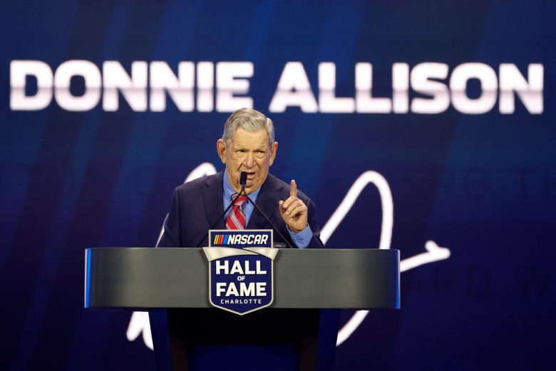 Donnie Allison gives his Hall of Fame speech