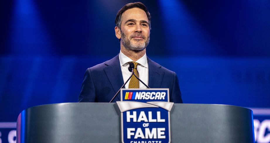 Jimmie Johnson gives his Hall of Fame speech
