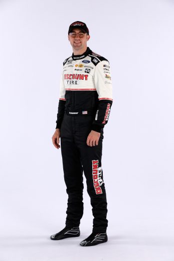 Austin Cindric poses for a photo during NASCAR Production Day.
