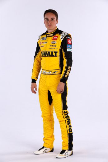 Christopher Bell poses for a photo during NASCAR Production Days