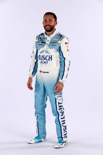 Ross Chastain poses for a photo during NASCAR Production Days.