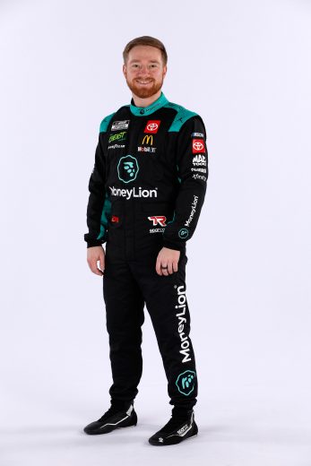 Tyler Reddick poses for a photo during NASCAR Production Days