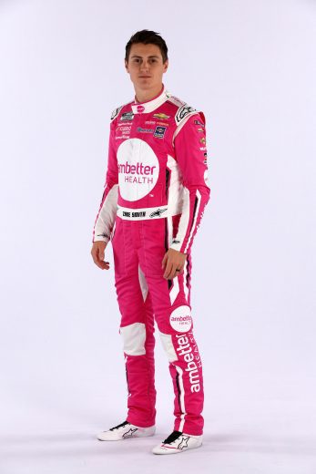 Zane Smith poses for a photo during NASCAR Production Days