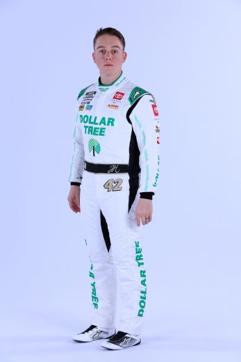 John Hunter Nemechek poses for a photo during NASCAR Production Days