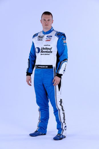 Ryan Preece poses for a photo during NASCAR Production Days