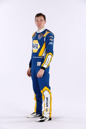 Christian Eckes poses for a photo during NASCAR Production Days