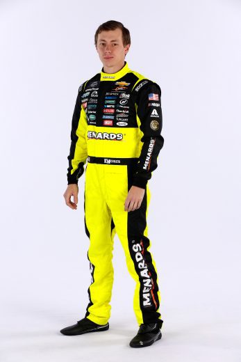 Brandon Jones poses for a photo during NASCAR Production Days