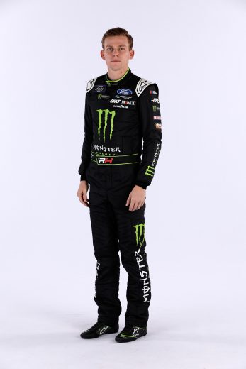 Riley Herbst poses for a photo during NASCAR Production Days