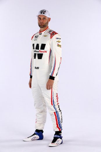 Shane van Gisbergen poses for a photo during NASCAR Production Days