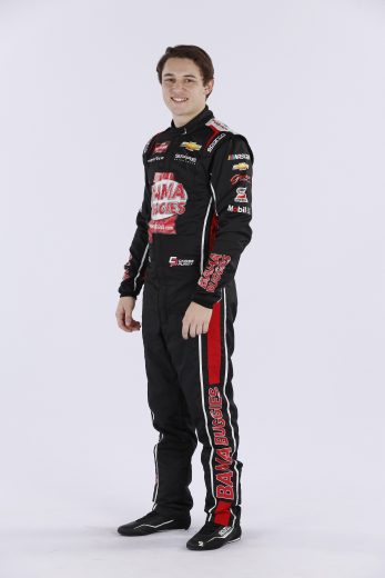 Chase Purdy poses for a photo during NASCAR Production Days